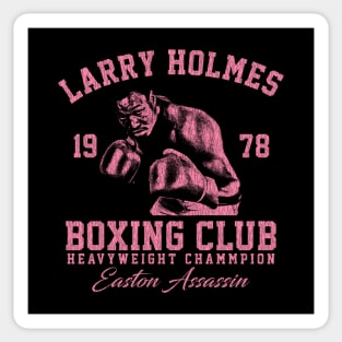 Boxing Club Larry Holmes Pink Sticker